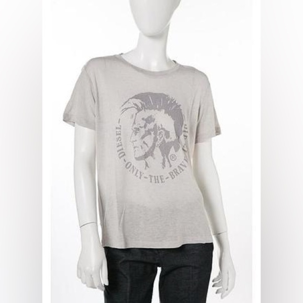 NEW Diesel 100% viscose grey T-shirt